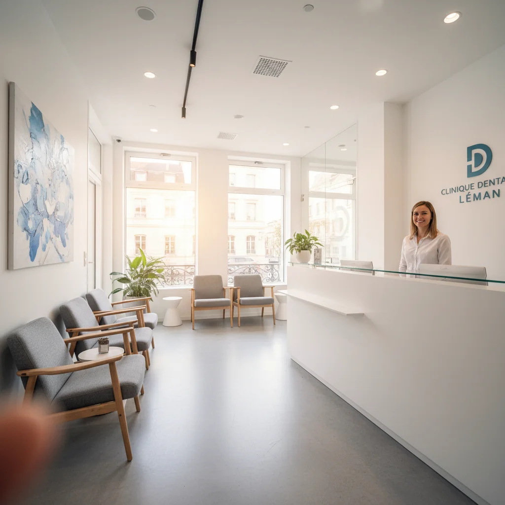 Our dental clinic reception